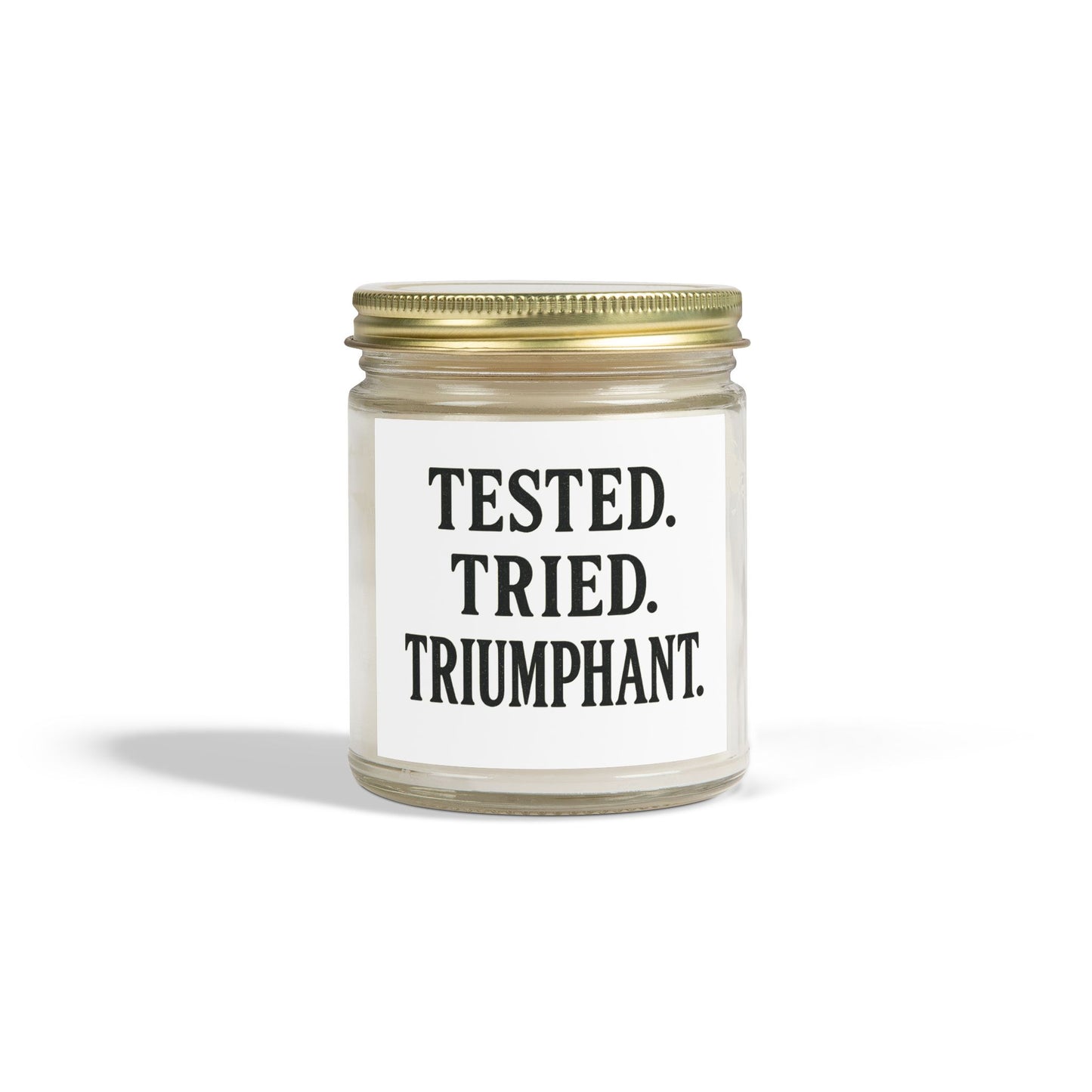 Tested. Tried. Triumphant. | Scented Candle Collection | Coconut Apricot Wax | Perfect for Relaxation & Gifting