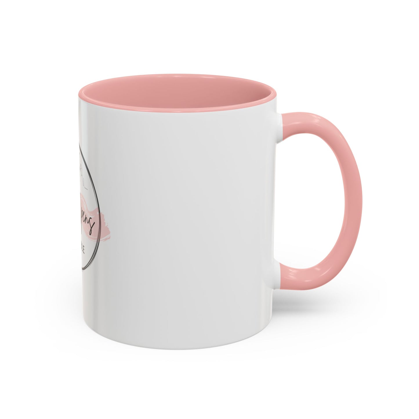 She Opens Her Bible™ Accent Mug (11 oz & 15 oz) – Faith‑Inspired Ceramic Coffee Cup