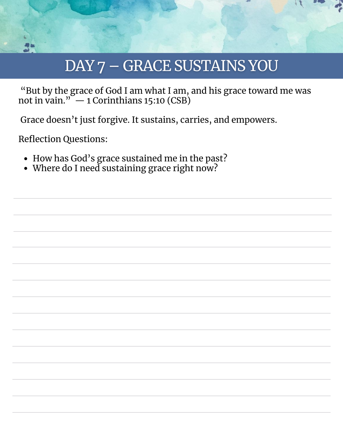 God’s Strength in My Weakness: A 21-Day Devotional on Grace, Dependence, and Trusting God in Hard Seasons