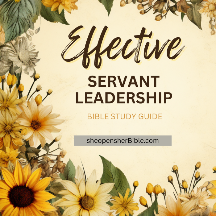 Effective Servant Leadership: A Comprehensive Bible Study Guide