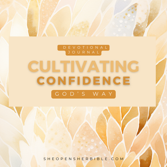 Cultivating Confidence: 30-Day Christian Devotional & Journal with Scripture Card Set for Women