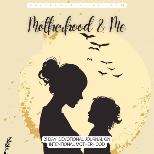 21-Day Intentional Motherhood Devotional Journal – Christ-Centered Encouragement for Moms