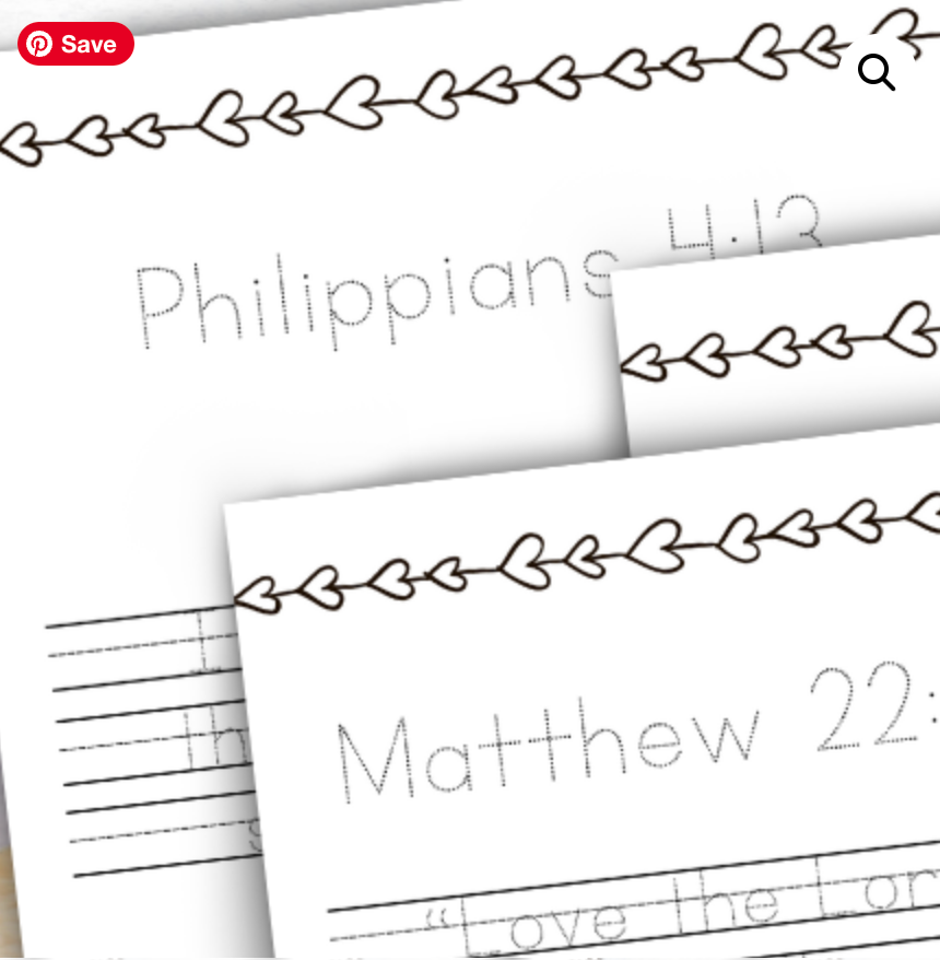 15 Bible Truths for Kids Tracing Pack – Scripture Writing and Learning Activity