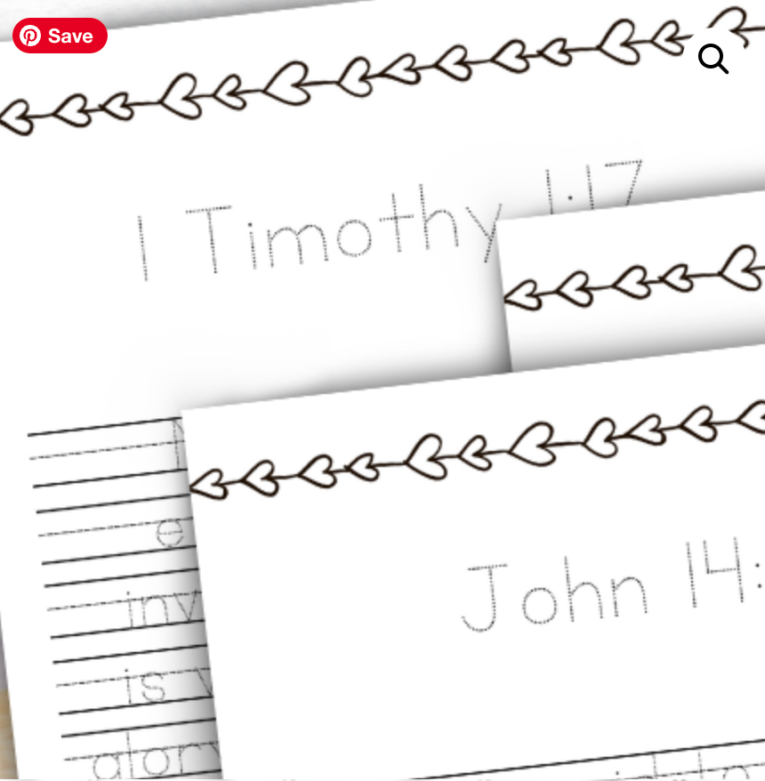 15 Bible Truths for Kids Tracing Pack – Scripture Writing and Learning Activity