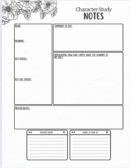 Mary and Martha: Friends of Jesus Mini-Bible Study and Bible Study Notes