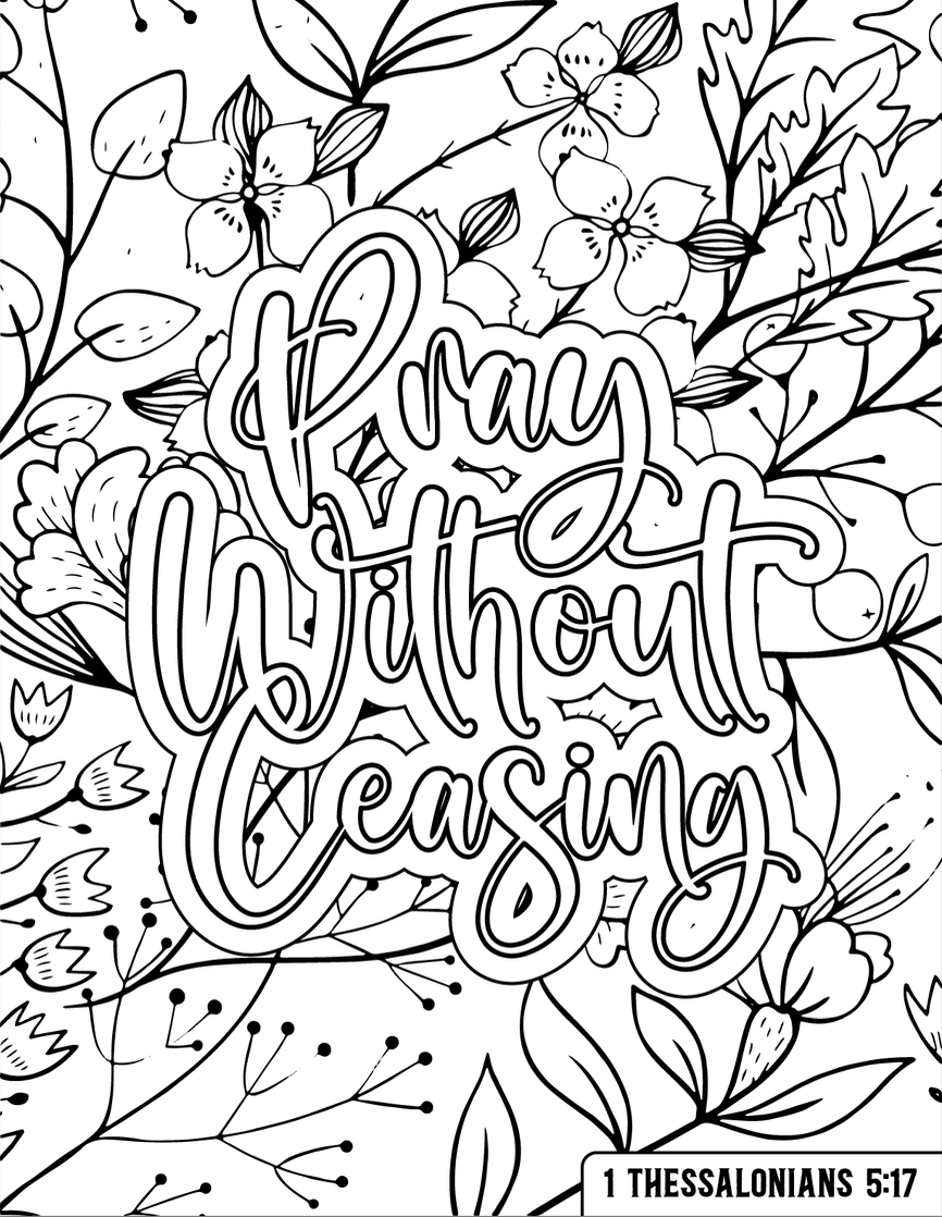 Bible Verse Coloring Book