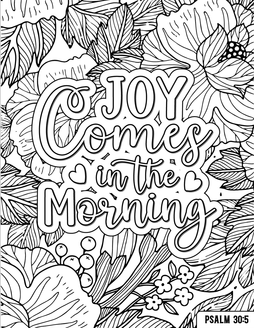 Bible Verse Coloring Book