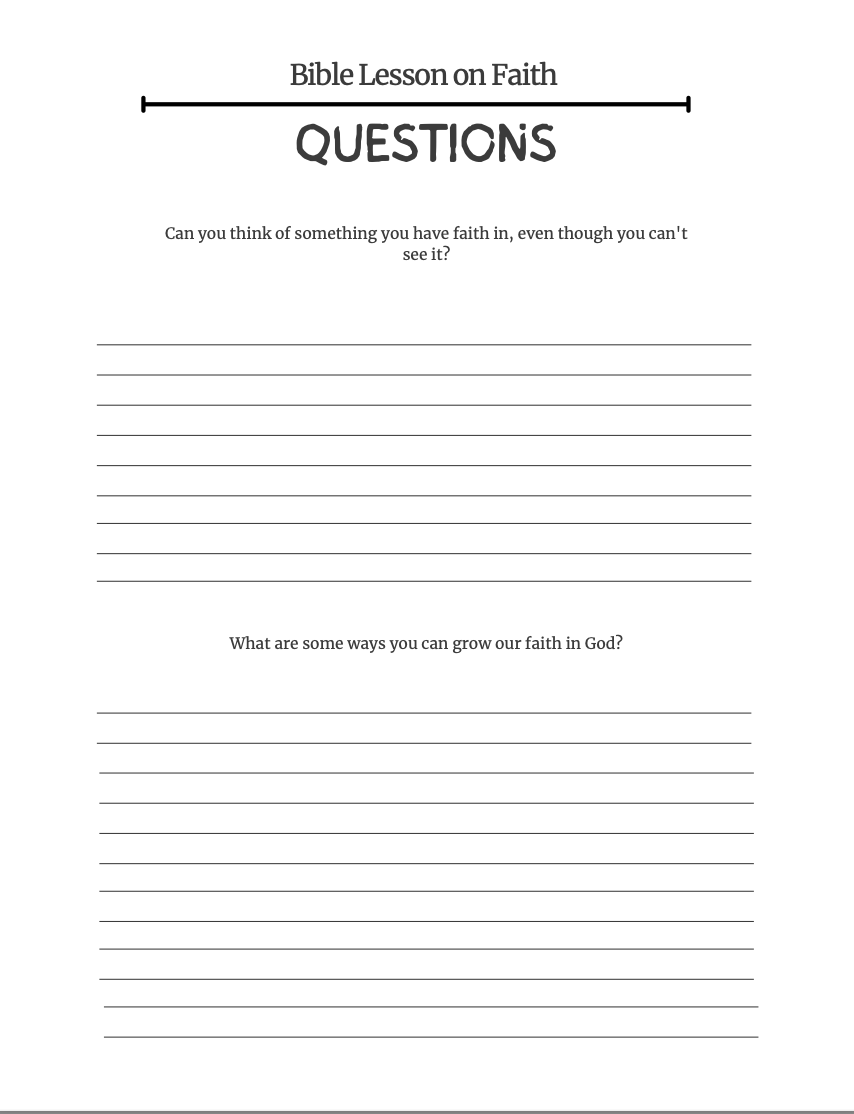 Growing in Faith: Comprehensive Bible Study Guide for Kids & Teens Ages 8–13