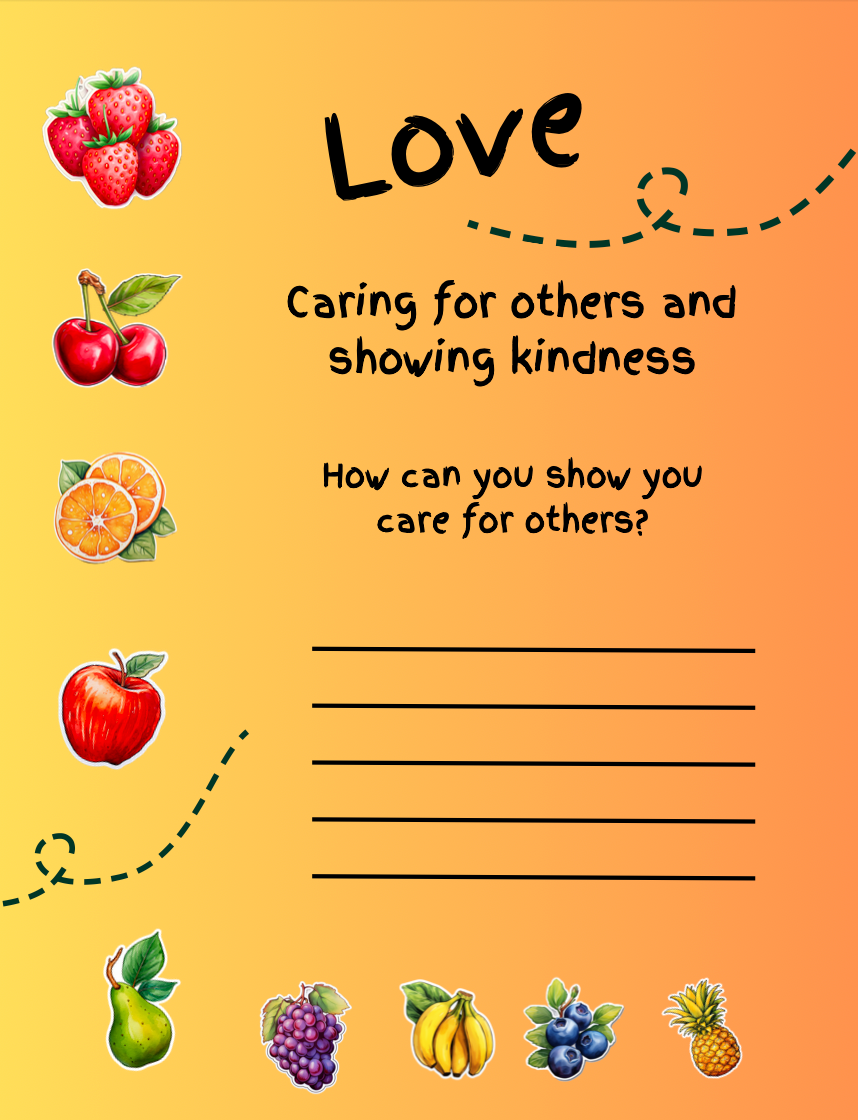 Kids Fruit of the Spirit Devotional Journal – Learn, Grow & Document Your Child’s Faith Journey