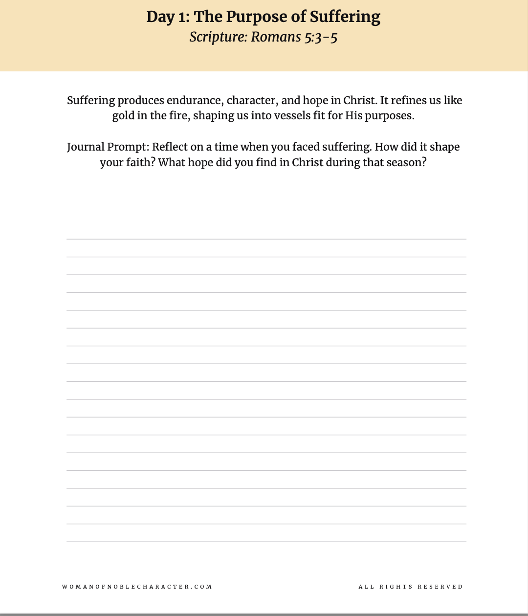 Transformed Through Trials: 21-Day Devotional | Strength, Faith & Growth in the Hard Seasons