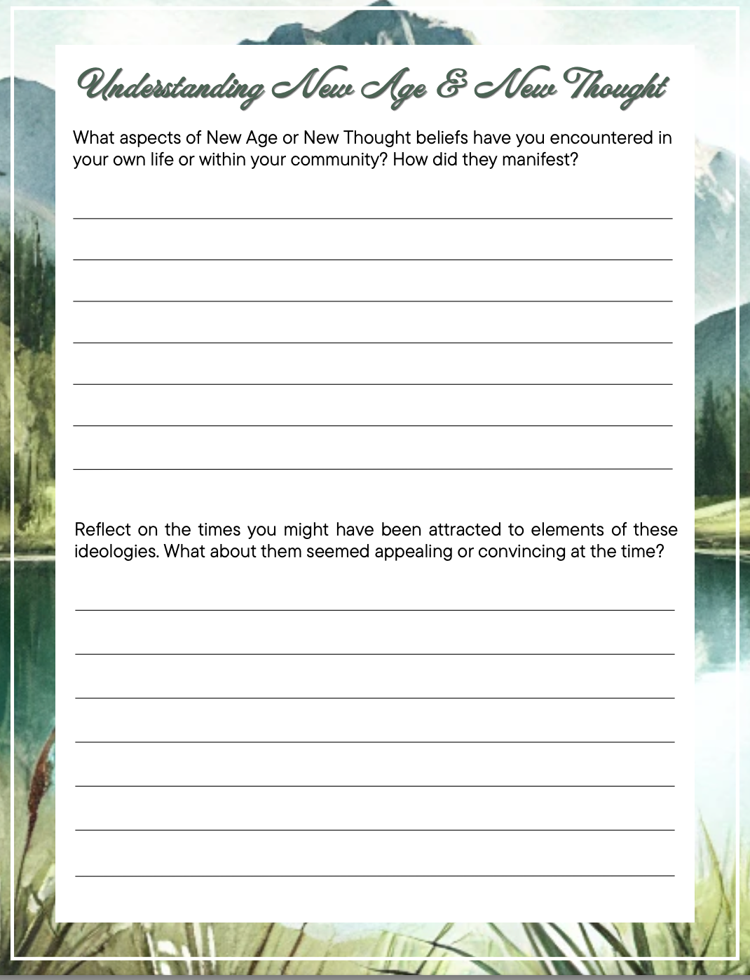 From Shadows to Light Guide