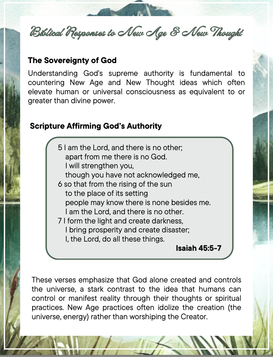 From Shadows to Light Guide