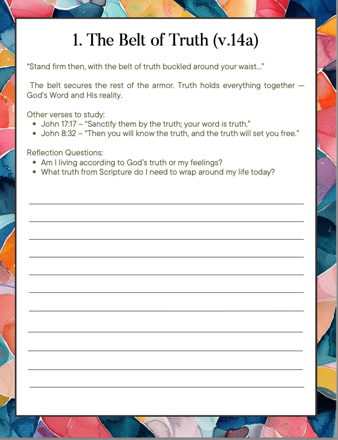 The Armor of God Bible Study | Stand Strong in Spiritual Warfare