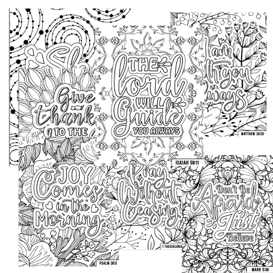 Bible Verse Coloring Book